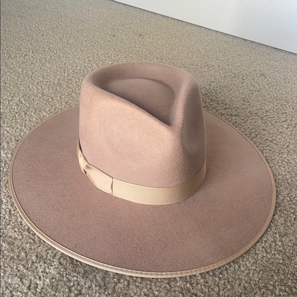 Lack Of Color beige women’s rancher Fedora Hat